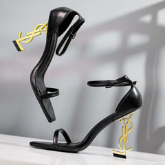 YSL-Inspired Heels Black Opyum Heel (with Bag Original)