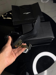 YSL-Inspired Heels Black Opyum Heel (with Bag Original)