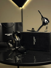 YSL-Inspired Heels Black Opyum Heel (with Bag Original)